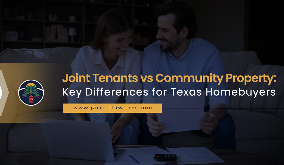 joint tenants vs community property